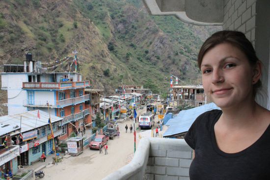 Blick auf Syaphru Besi