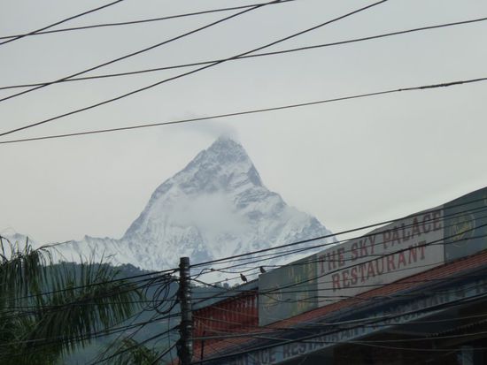 Machapuchre - sieht von der Seite wie ne Fischflosse aus.