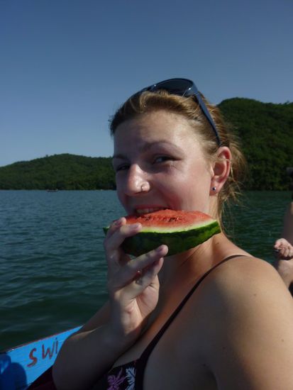 Wassermelone! (4 Kilo auf einer Bootstour, 1.50 Euro)