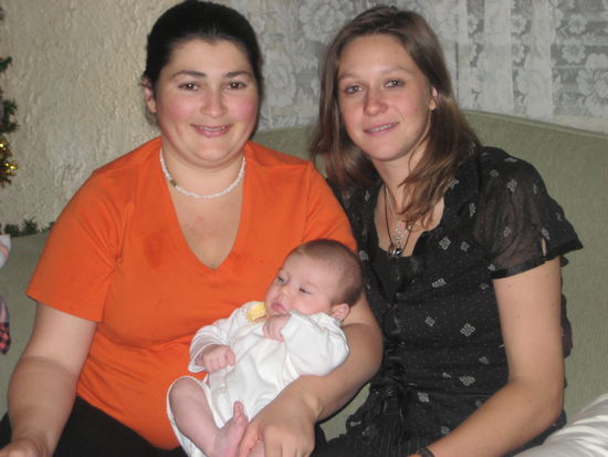 Alba mit Tochter Monica und ich selbst