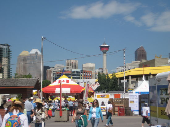 Calgary mit Tower im Hintergrund