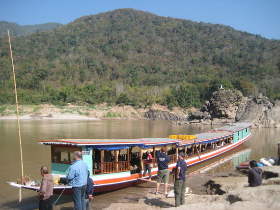 Das Boot dass uns nach Laos brachte!