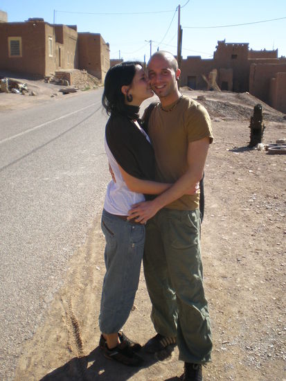 Das sind wir: Sonja und ich (Luc) in Marokko vor einem Jahr (März 2007)