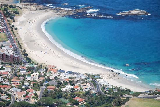 Camps Bay (Cape Town) leider war das Wasser zu kalt!