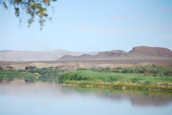 Orange River kurz vor Namibia...