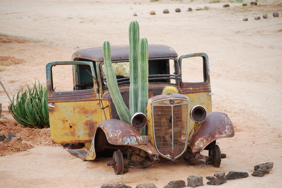 Eingang zu unserem Campplatz... Echt cool.