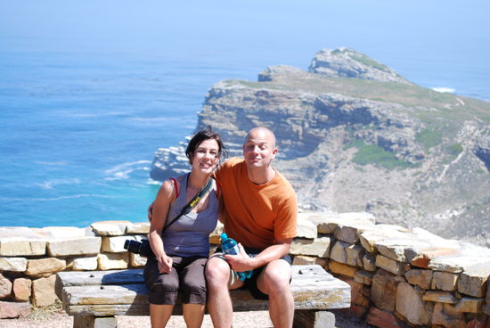 Wirklich suess die beiden... Cap der Guten Hoffnung!