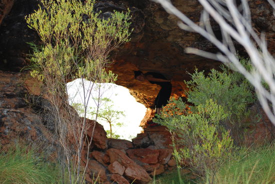 Auf dieser wunderschoenen Wanderung im Morgengrauen oder Morgenroten....