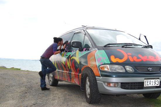 Ja und hier unser neuer Van die Sushi aber seeeehhhrr konfortabel.