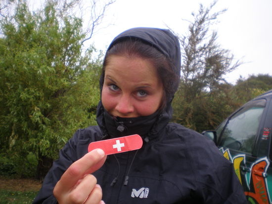 auch wenn es mal Verletzte gab, waren wir natuerlich ausgeruestet