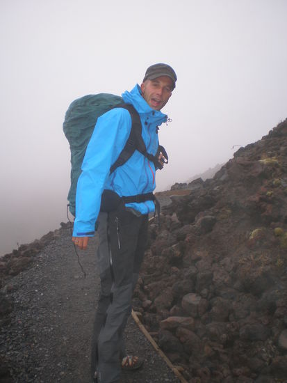 Hier auf der Wanderung am Torangi Crossing. Der Anfang, war wirklich anstrengend und sau kalt, danach wurden wir aber belohnt