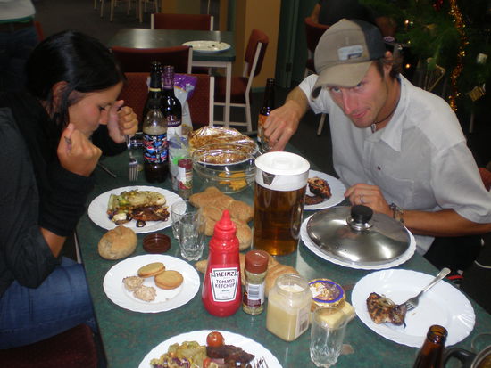 Hmmm..... unser Weihnachtsmahl.. Lecker lecker wars