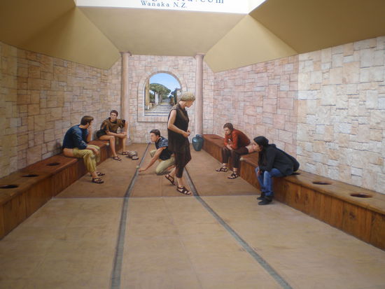 In Wanaka mussten auch wieder mal was raus.... Puzle Museum Wanaka