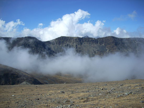 wolken wabern