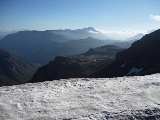 weitblick von bergkamm