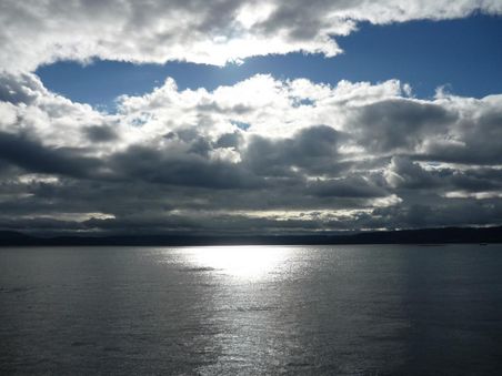 schoenes wetter bei abfahrt