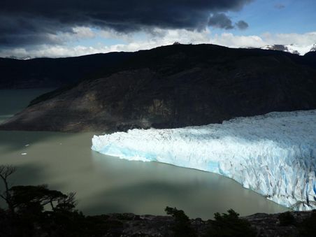 glaciar grey und lago grey