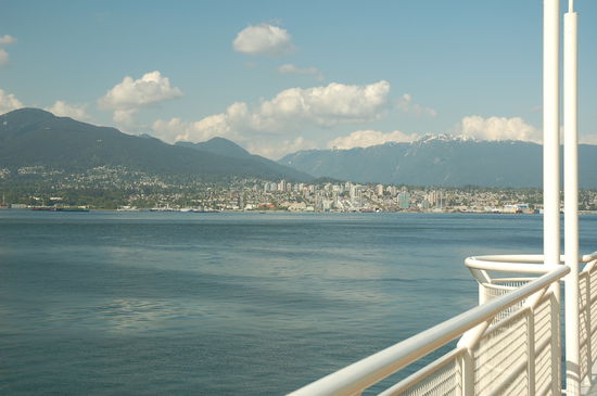 Blick nach Nord Vancouver