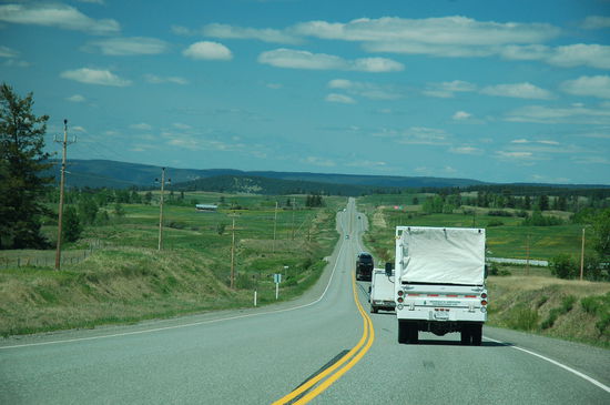 Unterwegs auf dem Cariboo Highway