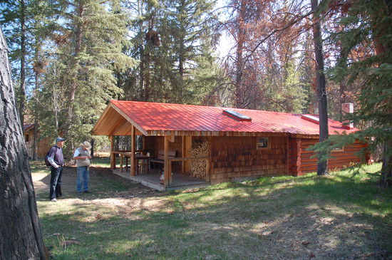 Das erste Feriencabin der Big Creek Ranch
