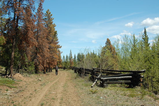 Wanderung zu den Texas Flats