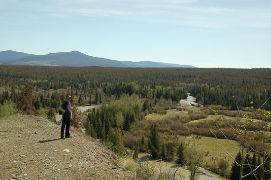 Der Blick nordostwärts bei den Texas Flats