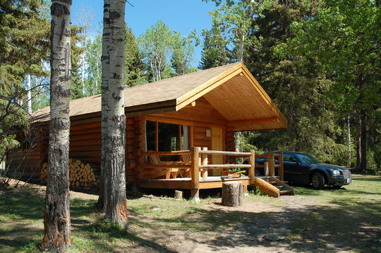 Unser schönes Cabin für die nächsten Tage