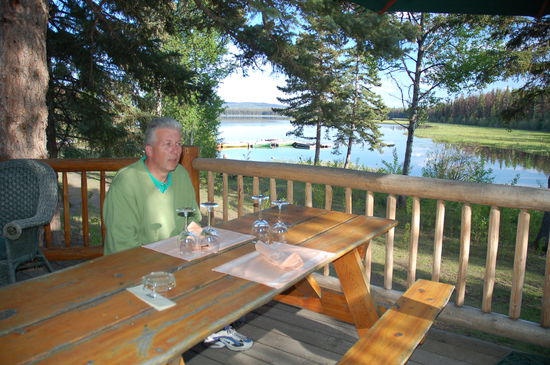 Das idyllische Dinner auf der Terrasse