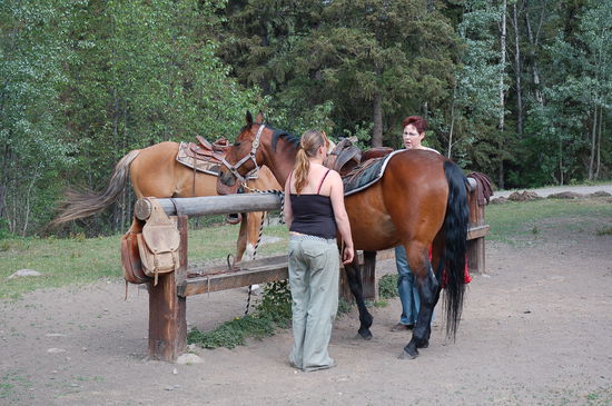 Sarah stellt mir Bubbles vor