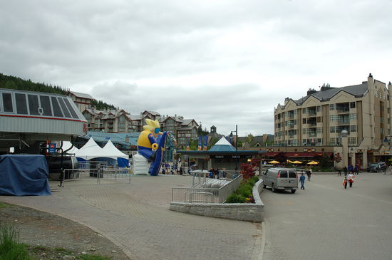 Die Talstation der Whistler Bahn