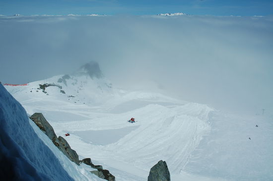 Und auch der Schneetrax hat noch viel zu tun