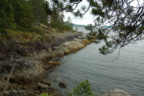 An dieser schönen Bucht liegt unser Zelt