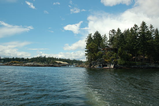 Doch unsere Bucht erstrahlt im Sonnenschein