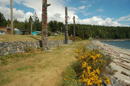 Die Totempfähle von Sechelt