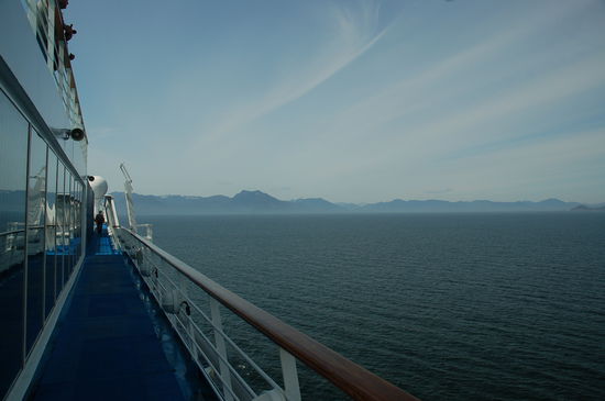 Fahrt durch die Clarence Strait