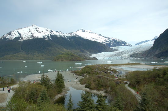 Juneau's Stadtpark: der eindrückliche Mendenhall Glacier