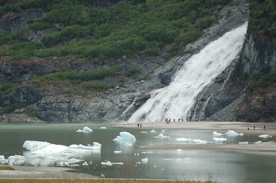 Der schöne Wasserfall