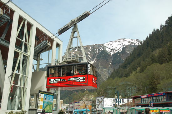 Seilbahn auf den Mount Roberts in Juneau