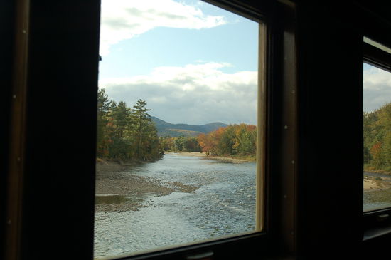 eine der wenigen Momente, wo man nicht nur Bäume sieht...