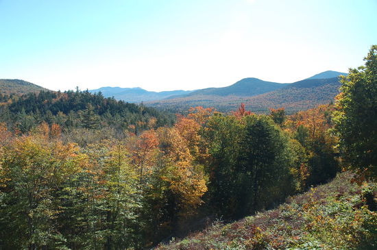 Blick über das Saco Valley