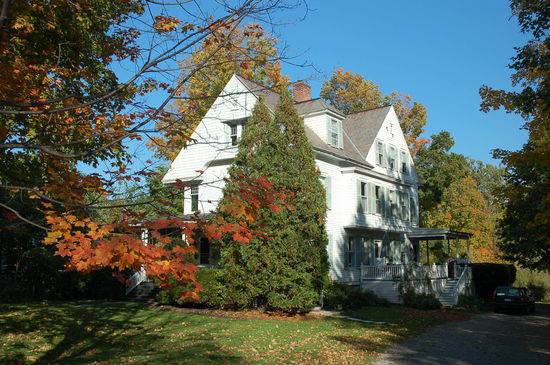 es hat herrliche Häuser in Manchester