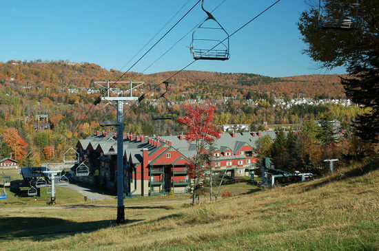 das schöne Skigebiet vom Mount Snow