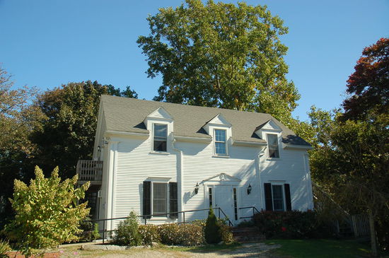 Da oben links befindet sich unser Zimmer