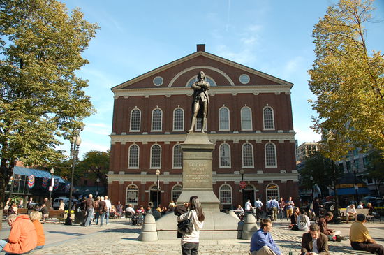 noch einmal bei der Faneuil Hall und dem Quincy Market