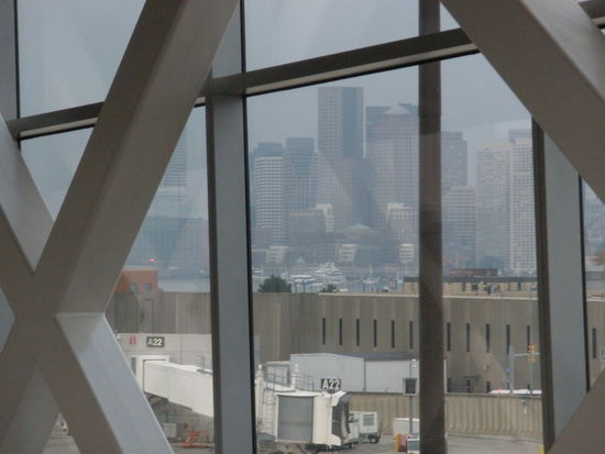 der Blick auf die Skyline vom Hotel aus