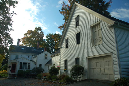 in dieser "Scheune" ist unser Zimmer