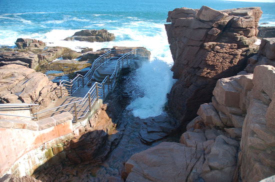 Ein tolles Schauspiel beim Thunder Hole