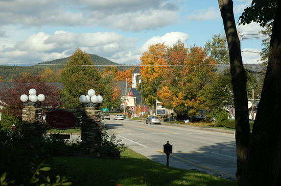 Blick über die Mainstreet von Bethel
