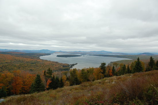Blick über den Mooselookmeguntic Lake - einsame Wildnis