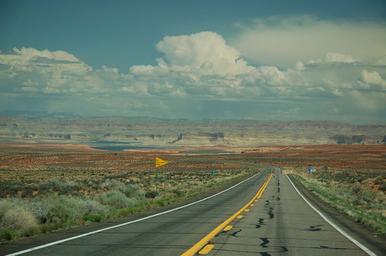Wir erblicken den Lake Powell